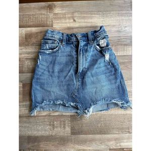 Abercrombie Ultra High-Rise Denim Skirt